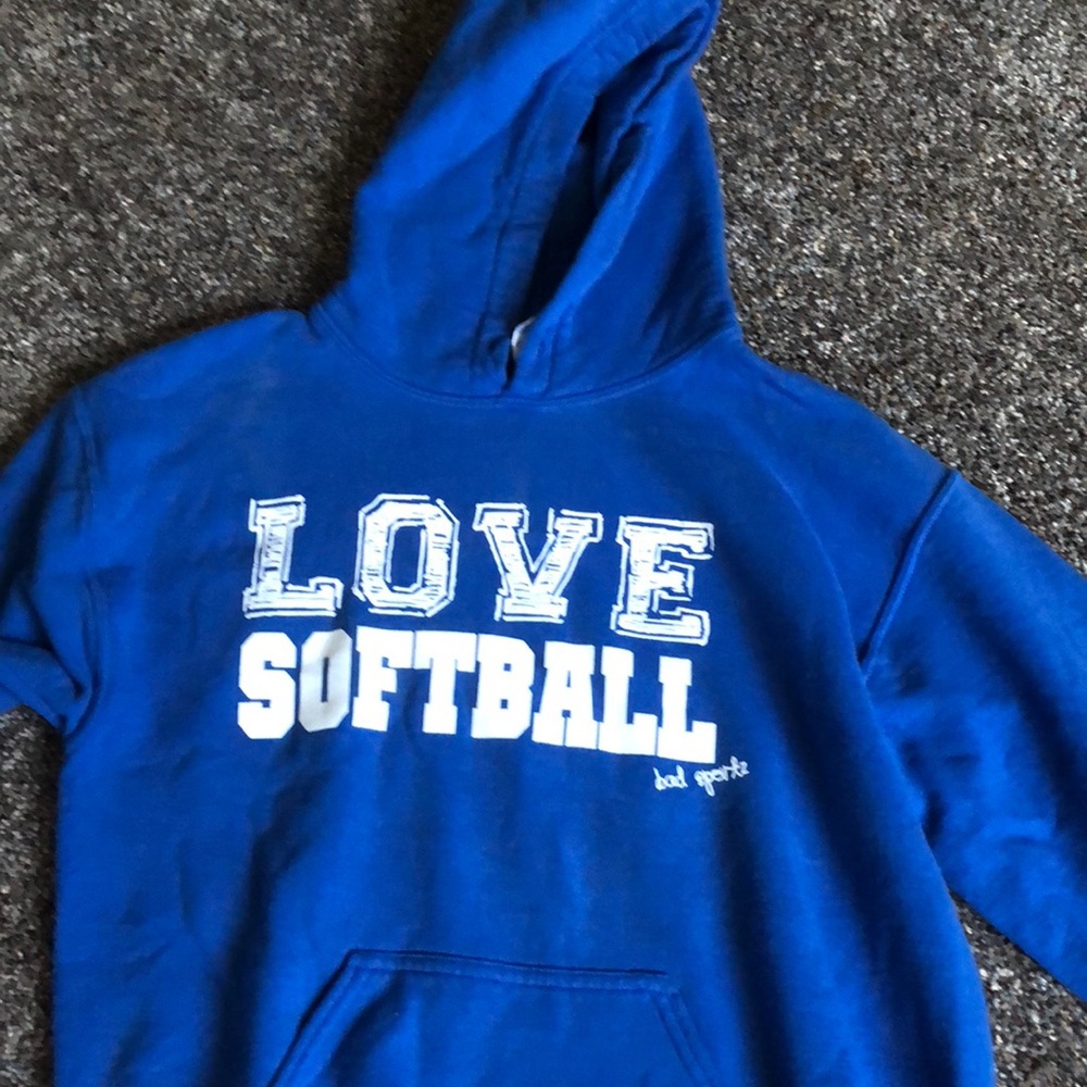 "Love Softball" hoodie